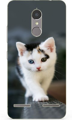 METOO Back Cover for Lenovo K33a42/K33a42, Cat Design Back Cover Print : 84(Multicolor, Dual Protection, Silicon, Pack of: 1)