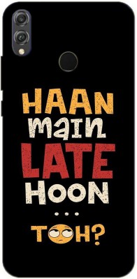 METOO Back Cover for Honor JSN-L42, Text,Shayari, Funny Quote Design Printed Back Cover Print : 66(Multicolor, Dual Protection, Silicon, Pack of: 1)