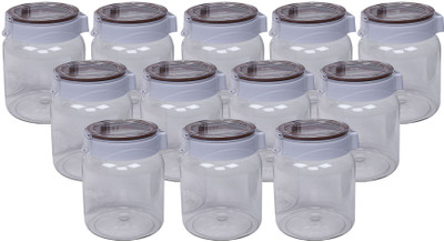 KUBER INDUSTRIES Plastic Utility Box  - 2000 ml(Pack of 12, Silver)