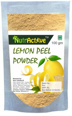 NutrActive Organic Face Pack Powder Lemon Peel Powder(100 g)