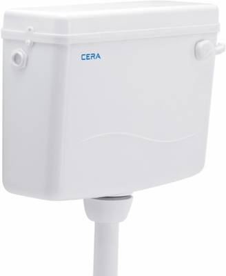 CERA CABRINA-B1010107 Side Handle Flush Tank  (White 6 L)