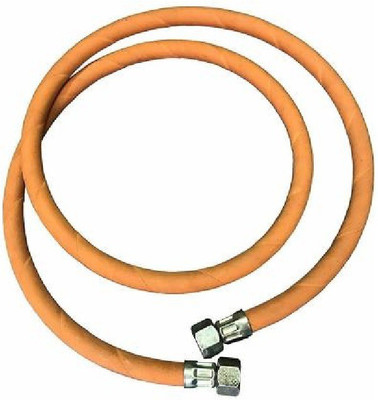 fozti Commercial Gas Pipe With 2 Nuts (6 Feets 1.8 Meters) Hose Pipe(180 cm)