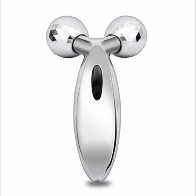 Handy Trendy 3D Y Shape Aluminium Big Roller Microcurrent Skin Lifting Massager Massager(Multicolor)