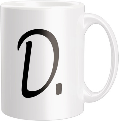 ECFAK Quotes With Letter: D Ceramic Coffee Mug(350 ml)