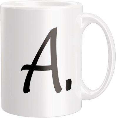 ECFAK Quotes With Letter: A Ceramic Coffee Mug(350 ml)