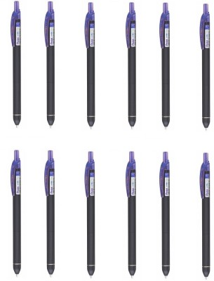 PENTEL Energel Click BL-437R Blue ink color Roller Gel Pen(Pack of 12, Blue)