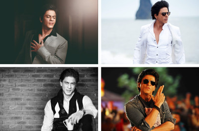 Pack of 4 Shahrukh Khan Poster | Shah Rukh Khan Paper Print(12 inch X 18 inch, Rolled with Safety tube)