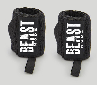 STEIGEN FITNESS WRIST WRAPS SUPPORT Hand Grip/Fitness Grip(Black)