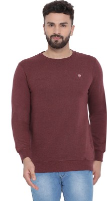 AXMANN Full Sleeve Self Design Men Sweatshirt