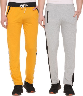 SHAUN Solid Men Multicolor Track Pants