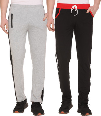 SHAUN Solid Men Multicolor Track Pants