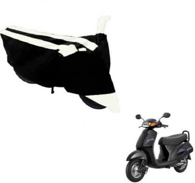 AK Star Waterproof Two Wheeler Cover for Honda(Activa, White, Black)