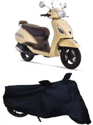High Quality Waterproof Two Wheeler Cover for TVS(Jupiter, Black)