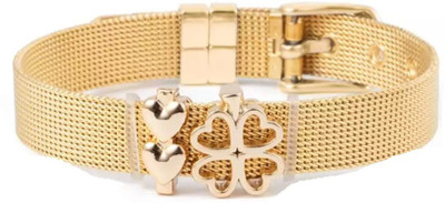 JS Stainless Steel Gold-plated Bracelet