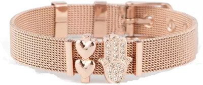 JS Stainless Steel Gold-plated Bracelet