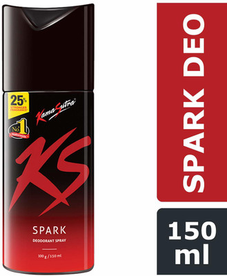 Kamasutra SPARK 150ML Deodorant Spray  -  For Men & Women(150 ml)