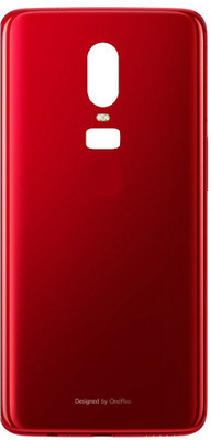 Gangshop One Plus comes with brand logo back panel for One Plus 6 Back Panel(RED)