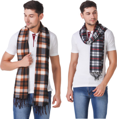Fit N Fine Printed Men Muffler(Pack of 2)