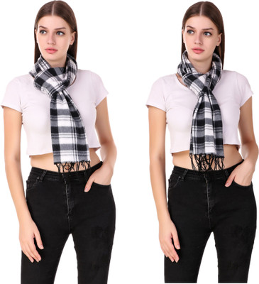 Fit N Fine Printed Women Muffler(Pack of 2)