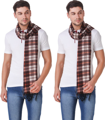 Fit N Fine Printed Men Muffler(Pack of 2)