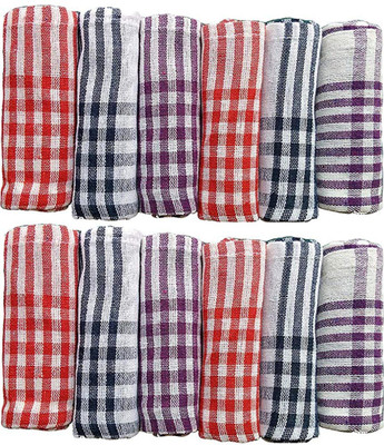 Ninki Fresh chef cleaning cloth multipurpose kitchen napkin table wipe Multicolor Cloth Napkins(12 Sheets)