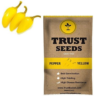 TrustBasket Pepper Vegetable Seeds (Yellow) Seed(20 per packet)