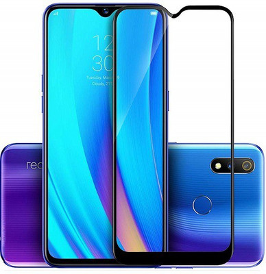 Bodoma Edge To Edge Tempered Glass for Realme 3 pro(Pack of 1)