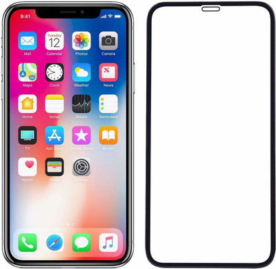 Zelfo Tempered Glass Guard for Apple iPhone X(Pack of 1)