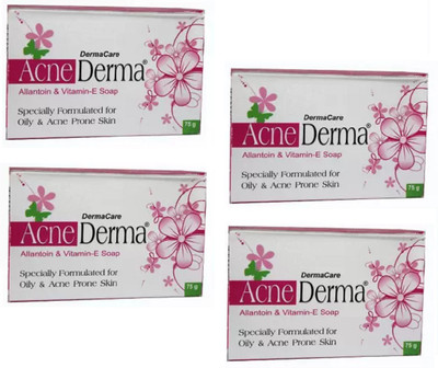 Dermacare Acne Derma with Vitamin E Soap ( 4 Pc x 75 gm )(4 x 75 g)