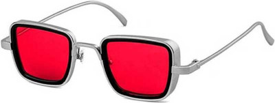 FERRET Rectangular Sunglasses(Red)