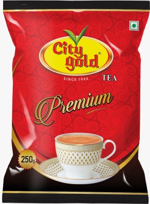 CITYGOLD Premium Tea (250 Gm Packs of 4) Unflavoured Black Tea Pouch(4 x 0.25 kg)