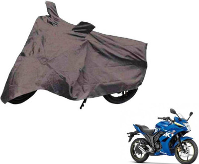 ANLOPE Two Wheeler Cover for Suzuki(Gixxer, Grey)