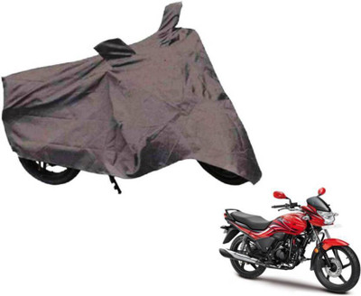 ANLOPE Two Wheeler Cover for Hero(Passion Xpro, Grey)