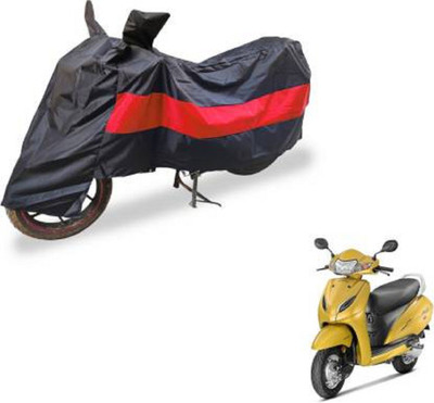 High Quality Waterproof Two Wheeler Cover for Honda(Activa 5G, Red, Black)