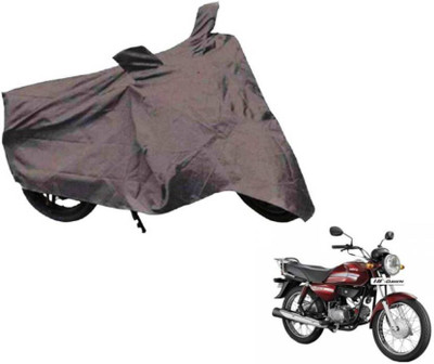 ANLOPE Waterproof Two Wheeler Cover for Hero(CD Dawn, Grey)