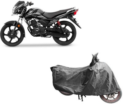 VT covers Waterproof Two Wheeler Cover for TVS(Victor GLX, Grey)