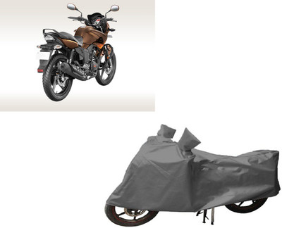 ANLOPE Two Wheeler Cover for Hero(Hunk, Grey)