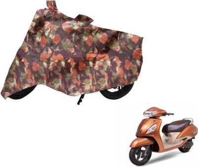 AutoRetail Two Wheeler Cover for TVS(Jupiter, Multicolor)