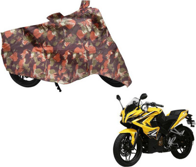 Mdstar Waterproof Two Wheeler Cover for Bajaj(Pulsar 200 NS DTS-i, Multicolor)
