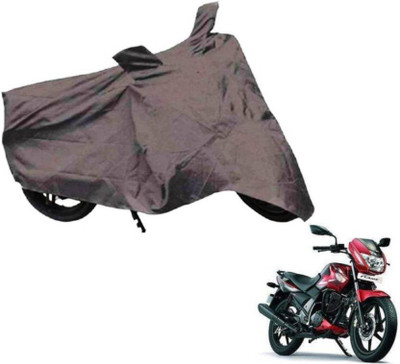 COVERPLANET Waterproof Two Wheeler Cover for TVS(Flame SR125, Brown)