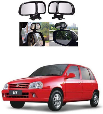 PRTEK Manual Remote Blind Spot Mirror For Maruti Suzuki Zen(Center)