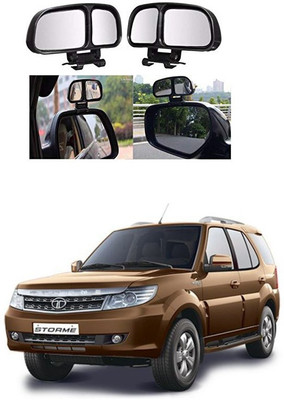 PRTEK Manual Remote Blind Spot Mirror For Tata Safari(Center)