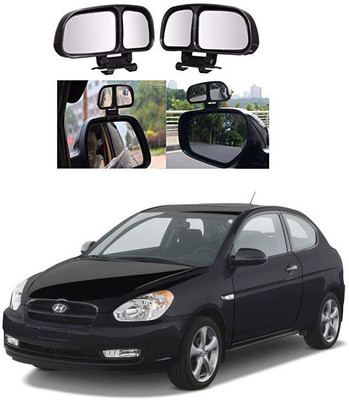 PRTEK Manual Remote Blind Spot Mirror For Hyundai Universal For Car(Center)