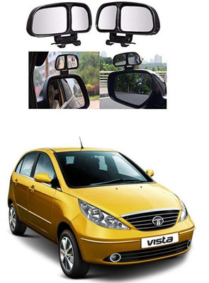 PRTEK Manual Remote Blind Spot Mirror For Tata Indica Vista(Center)