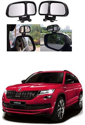 PRTEK Manual Remote Blind Spot Mirror For Skoda Universal For Car(Center)