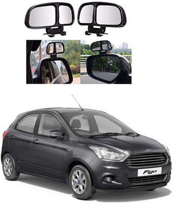 PRTEK Manual Remote Blind Spot Mirror For Ford Figo(Center)