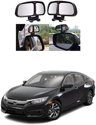 PRTEK Manual Remote Blind Spot Mirror For Honda Civic(Center)