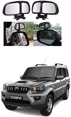 PRTEK Manual Remote Blind Spot Mirror For Mahindra Scorpio(Center)