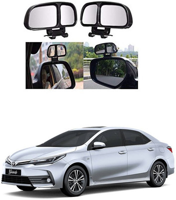PRTEK Manual Remote Blind Spot Mirror For Toyota Corolla(Center)