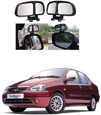 PRTEK Manual Remote Blind Spot Mirror For Tata Indigo CS(Center)